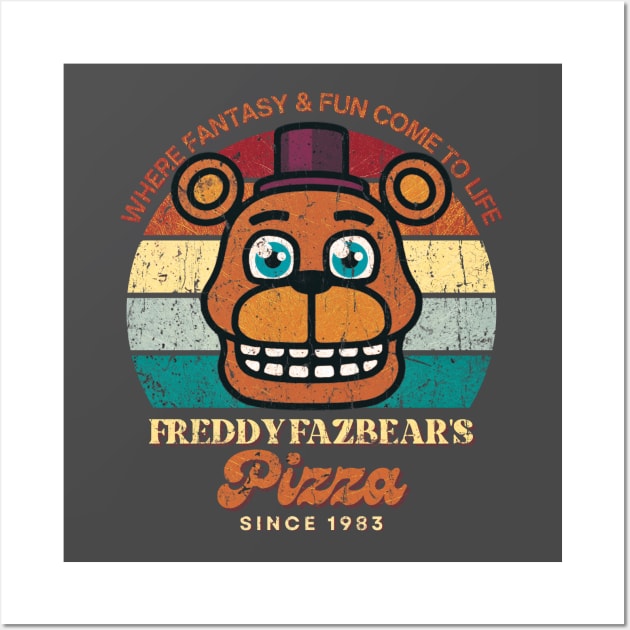 Freddy Fazbear's Pizza 1983 Wall Art by Sultanjatimulyo exe